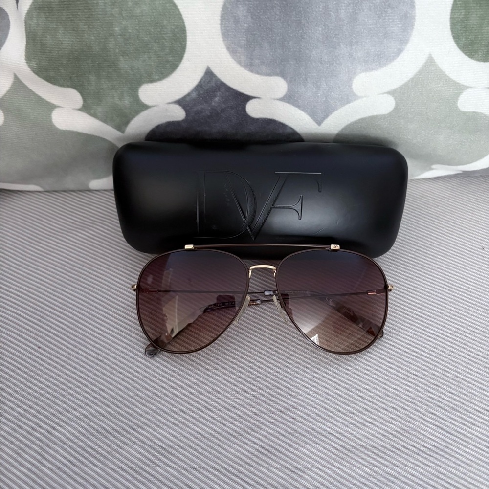 DVF Aviator Sunglasses